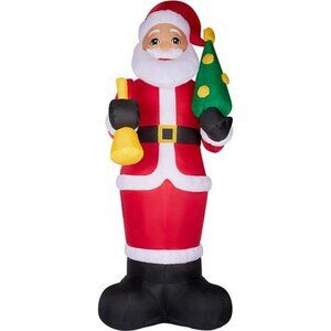 8 FT Inflatable Santa Claus Christmas Decorations with Built-in LED Light